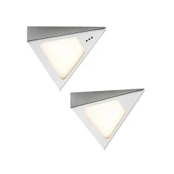 Prios Odia LED-underskabsbelysning, stål, 2 lyskilder.