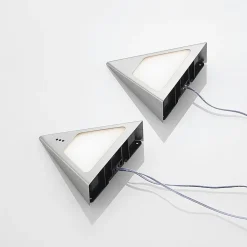 Prios Odia LED-underskabsbelysning, stål, 2 lyskilder.