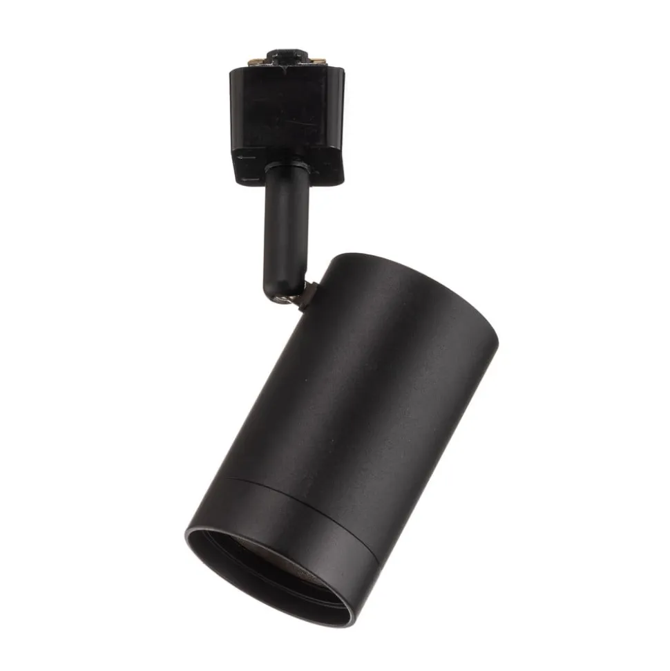 Prios skinnespot Jorell, sort, 1 lyskilde, GU10, metal