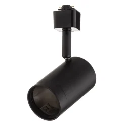 Prios skinnespot Jorell, sort, 1 lyskilde, GU10, metal