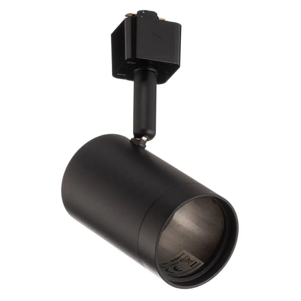 Prios skinnespot Jorell, sort, 1 lyskilde, GU10, metal