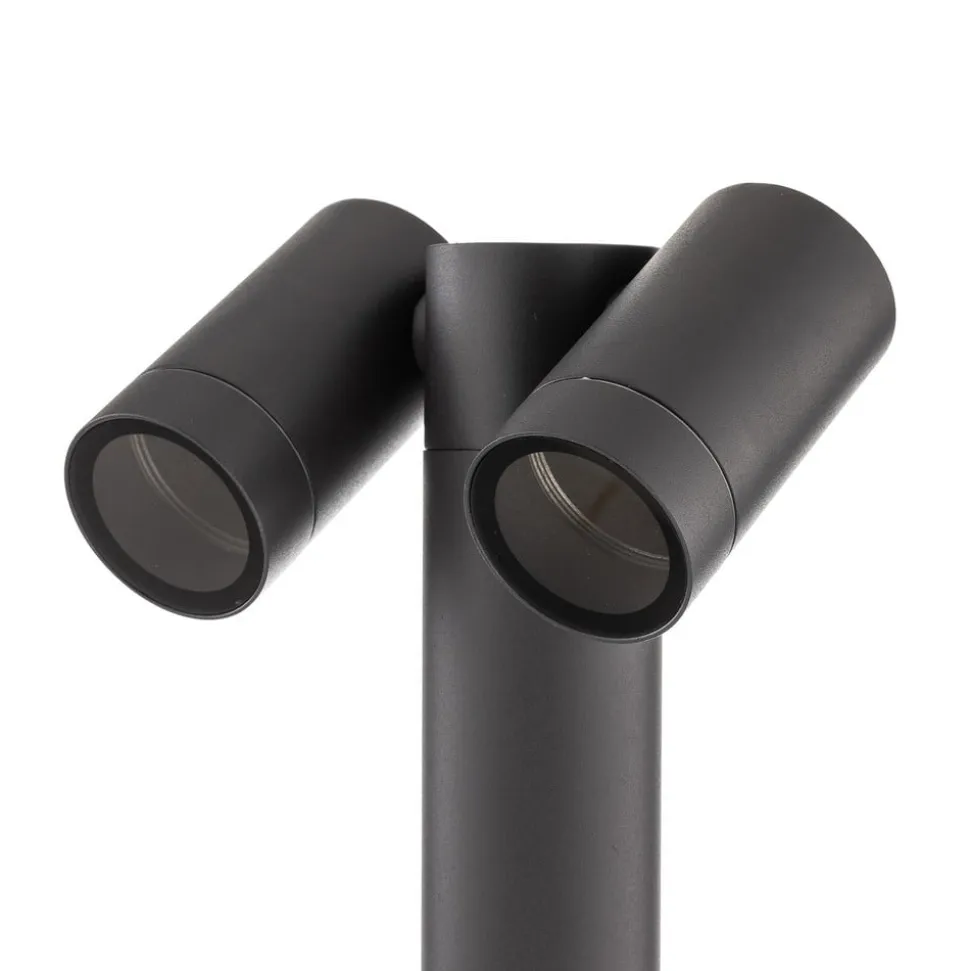 Prios vejlampe Tulimar, 2 lyskilder, 60 cm, metal, IP65
