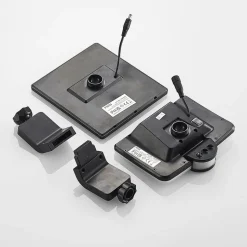 Prios Yahir LED-solcellevægspot, sensor, sort