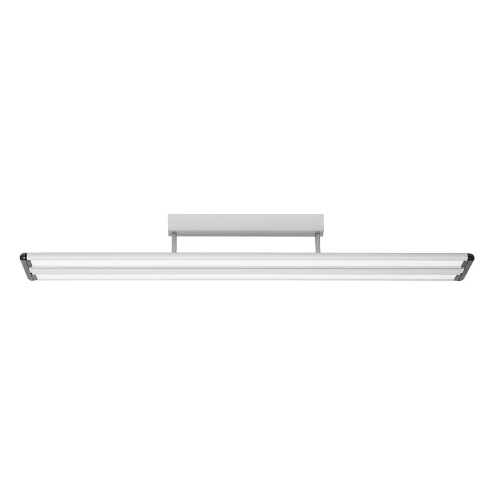 Prios Yuela LED-loftlampe, DALI, 120 cm, hvid