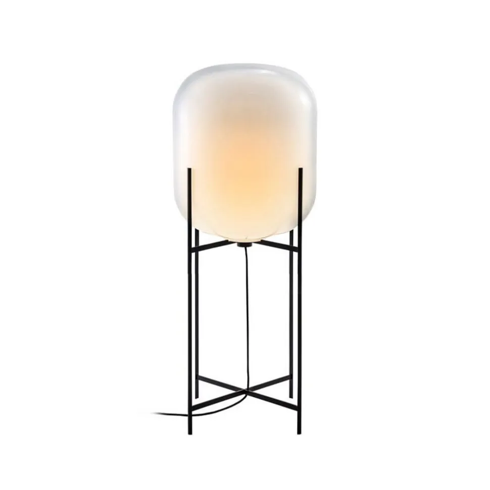 pulpo gulvlampe Oda In Between, hvid/sort, højde 111 cm