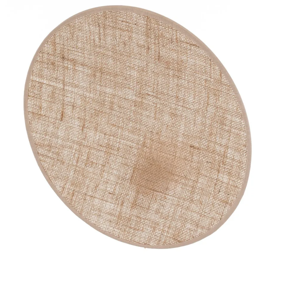 Pulse væglampe, jute-skærm, naturbrun, Ø 30 cm