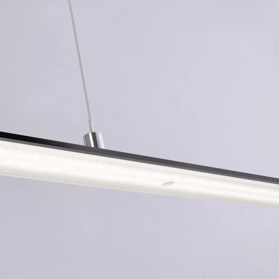 PURE LED hængelampe Lite, antracit, 100 cm, CCT, dæmpbar