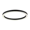 PURE LED-loftlampe Lines, Ø 70 cm, antracit, CCT, fjernbetjening