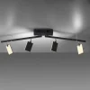 PURE Mira loftlampe 4 lk, fjernbetjening CCT, sort