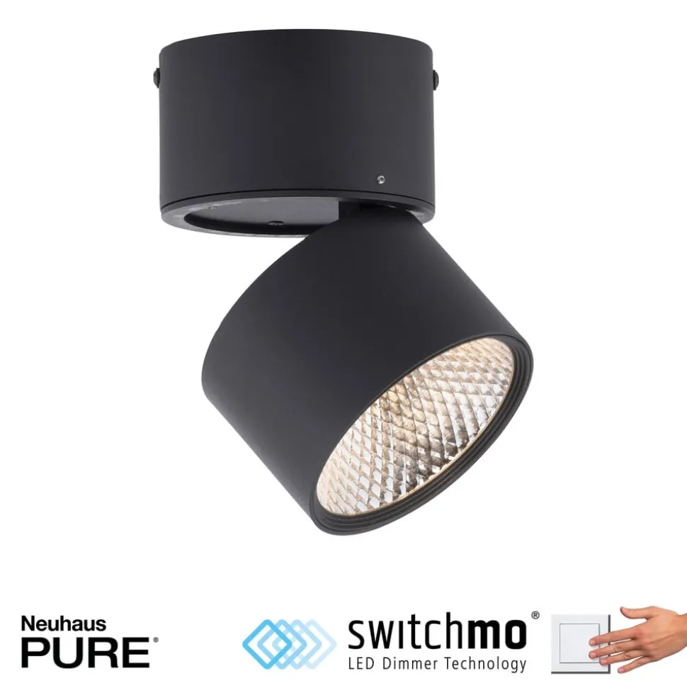 PURE Nola LED-loftlampe, 1 lyskilde, sort
