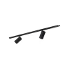 PURE Technik LED-skinnelampe, 2 lyskilder, sort