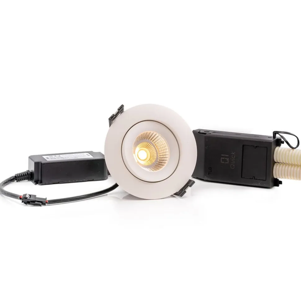Quick Install Allround 360° spotlight hvid 3.000 K