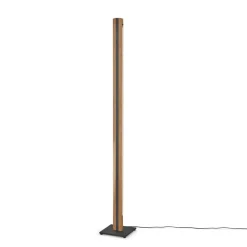 Quitani Elis LED-gulvlampe, eg/sort