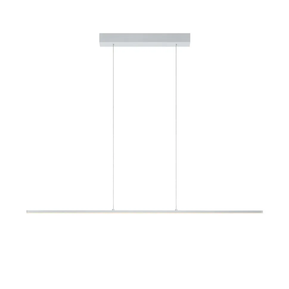 Quitani LED-pendel Margita, længde 118 cm, sølv