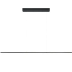 Quitani LED-pendel Margita, længde 148 cm, sort