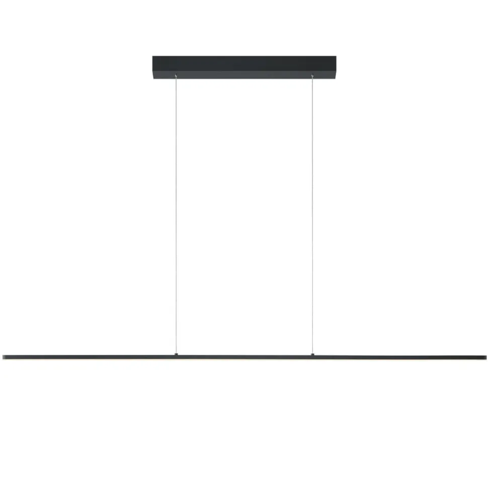 Quitani LED-pendel Margita, længde 148 cm, sort