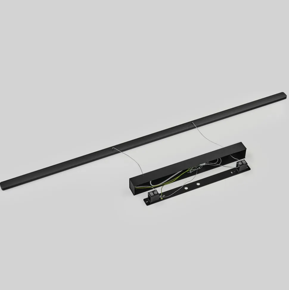 Quitani LED-pendel Margita, længde 148 cm, sort