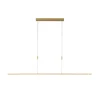 Quitani LED-pendellampe Tolu, længde 179 cm, messing