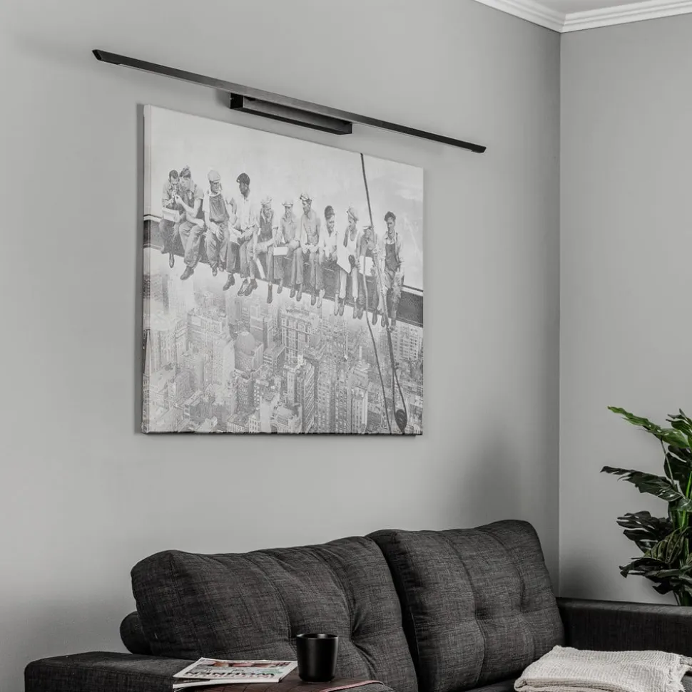 Quitani Niara LED-gallerilampe CCT sort anodisk