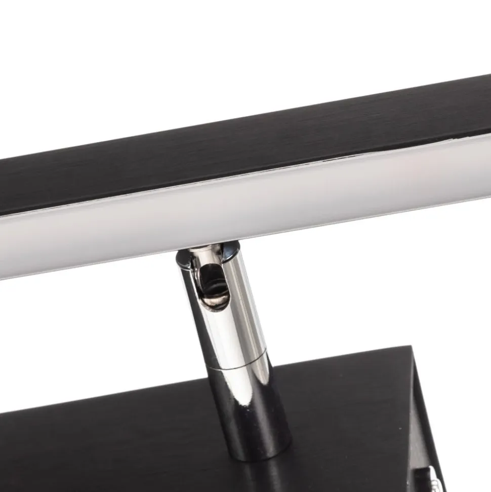 Quitani Niara LED-gallerilampe CCT sort anodisk