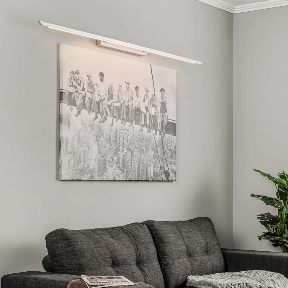 Quitani Niara LED-gallerilampe CCT aluminium anodiseret natur