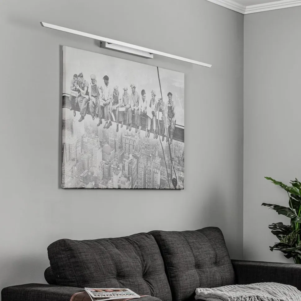 Quitani Niara LED-gallerilampe CCT aluminium anodiseret natur