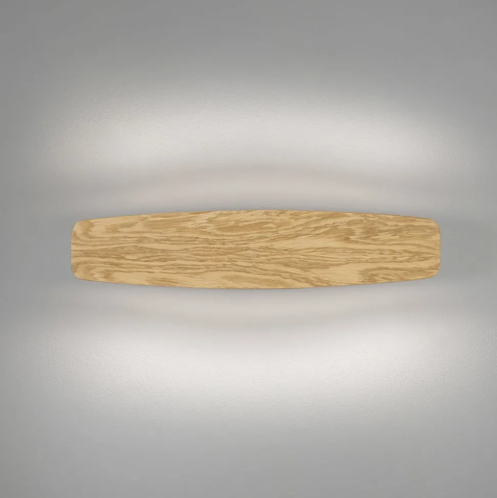Quitani Persida LED-væglampe, 48 cm lang, eg, 2.700 K