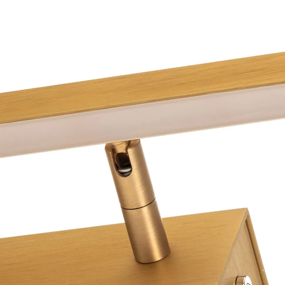 Quitani Talon LED-gallerilampe messing eloxal