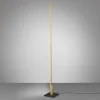 Quitani Talon LED-gulvlampe i anodiseret mat messing