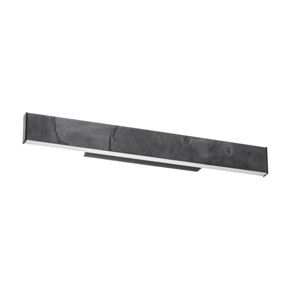 Quitani Zino LED-væglampe, 20W, skifer grå