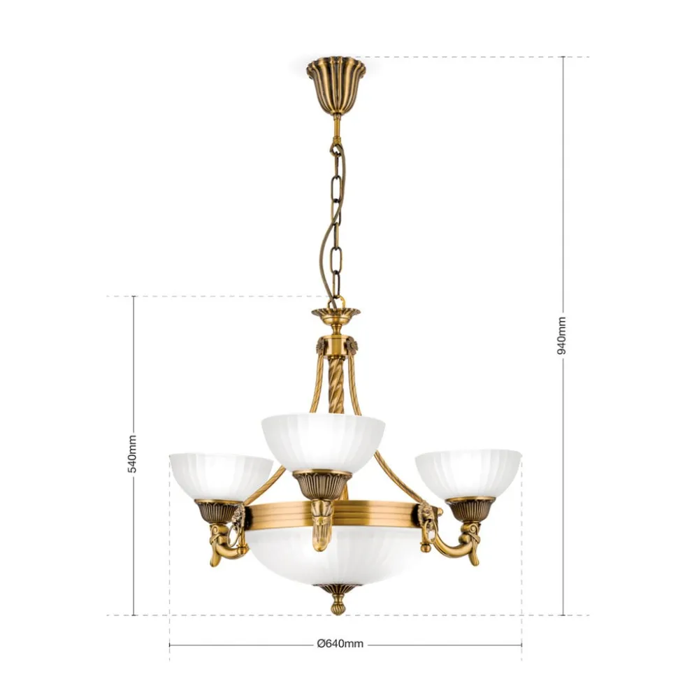 Raffineret NOAM lysekrone 64 cm