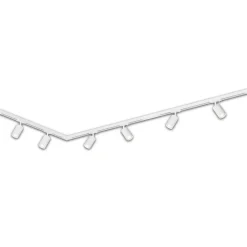 RAIL 230 V skinnesystem, hvid, 6 spots 2,25 m hjørnestik
