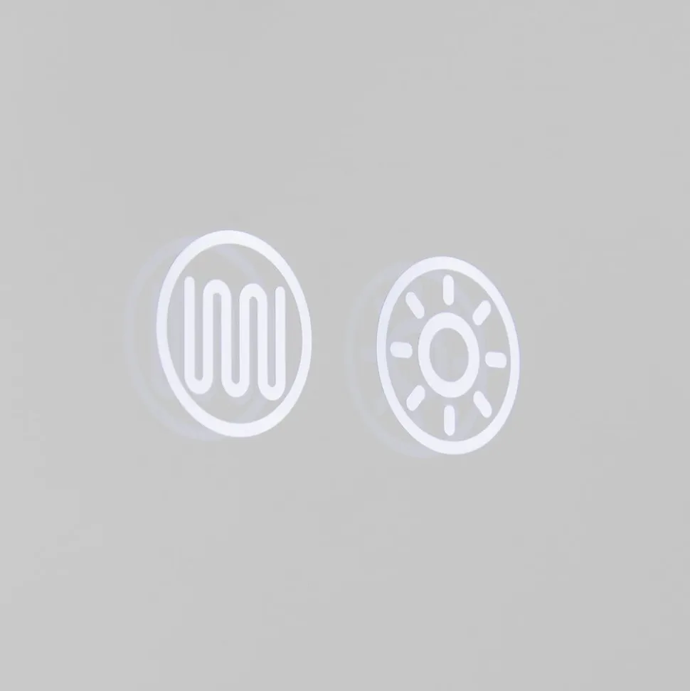 Ramme LED-spejl, 70 x 90 cm, CCT, antidug, dæmpbar