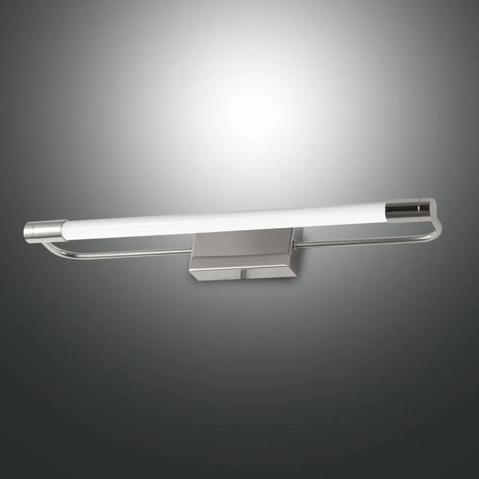 Rapallo LED-væglampe, krom, IP44, 40 cm