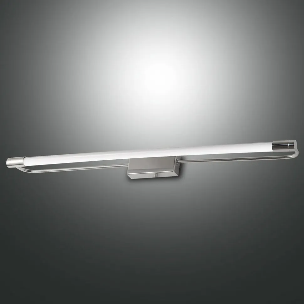 Rapallo LED-væglampe, krom, IP 44, 60 cm