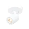 Razza loftspot, hvid, Ø 13 cm, metal
