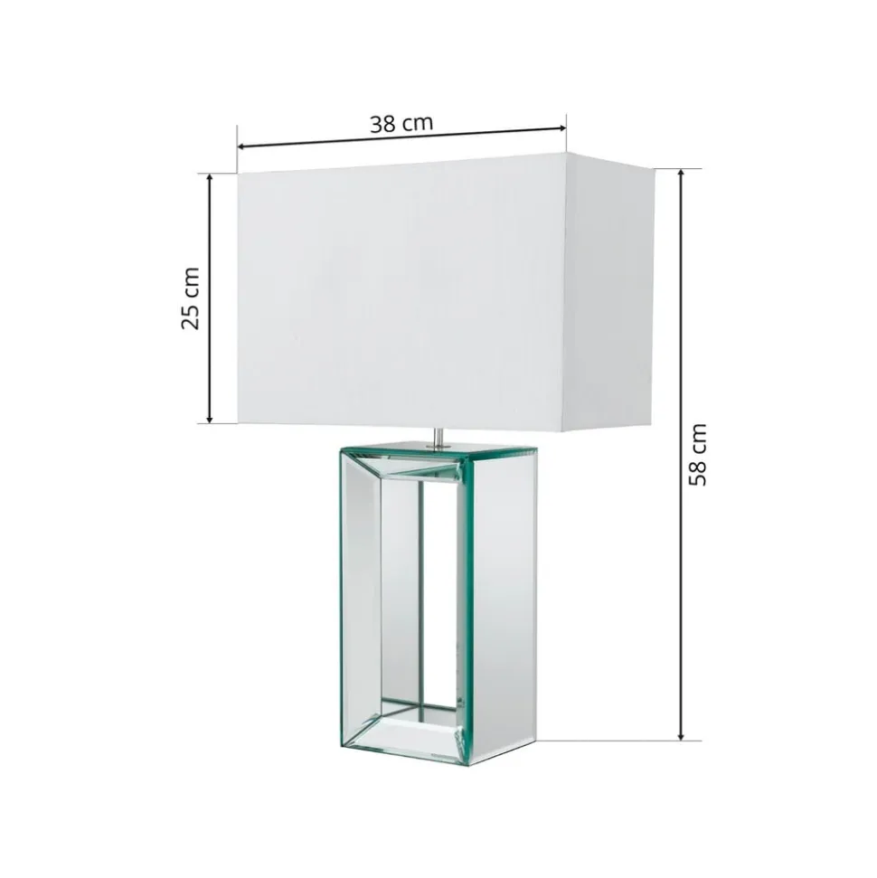 Reflections stilfuld bordlampe 58 cm