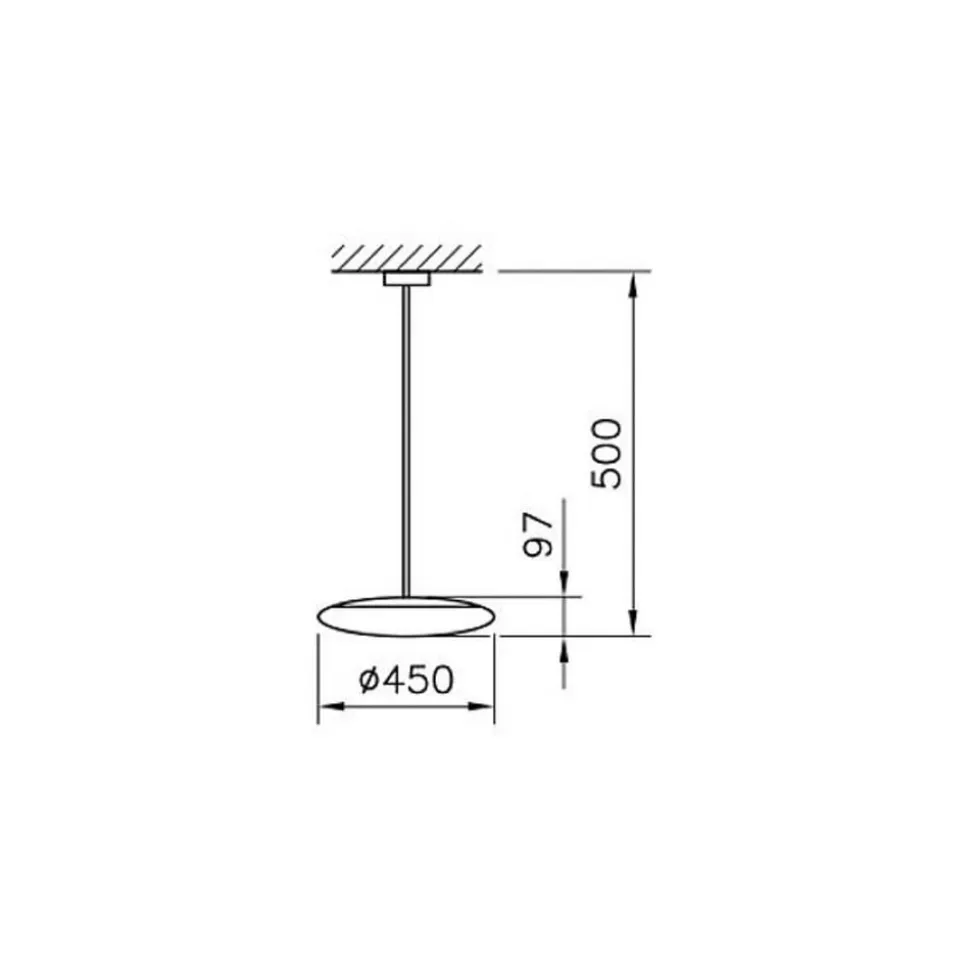 Regent Lighting Torino Ø 45 cm 43 W 50cm 3.000 K