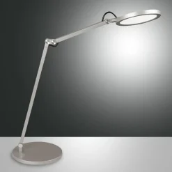 Regina LED-skrivebordslampe med dæmper, alu
