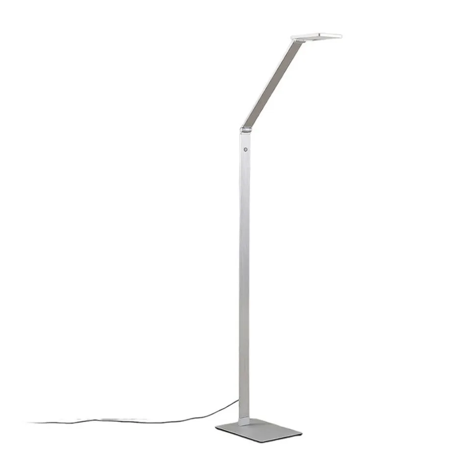 Resi LED-gulvlampe med dæmper, ideel til læsning