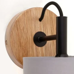 Rhon væglampe, tekstilskærm