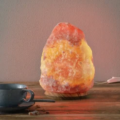 ROCK - Saltkrystal-lampe 4-6 kg, højde ca. 23 cm