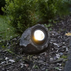 Rocky LED-solcellelampe, justerbar