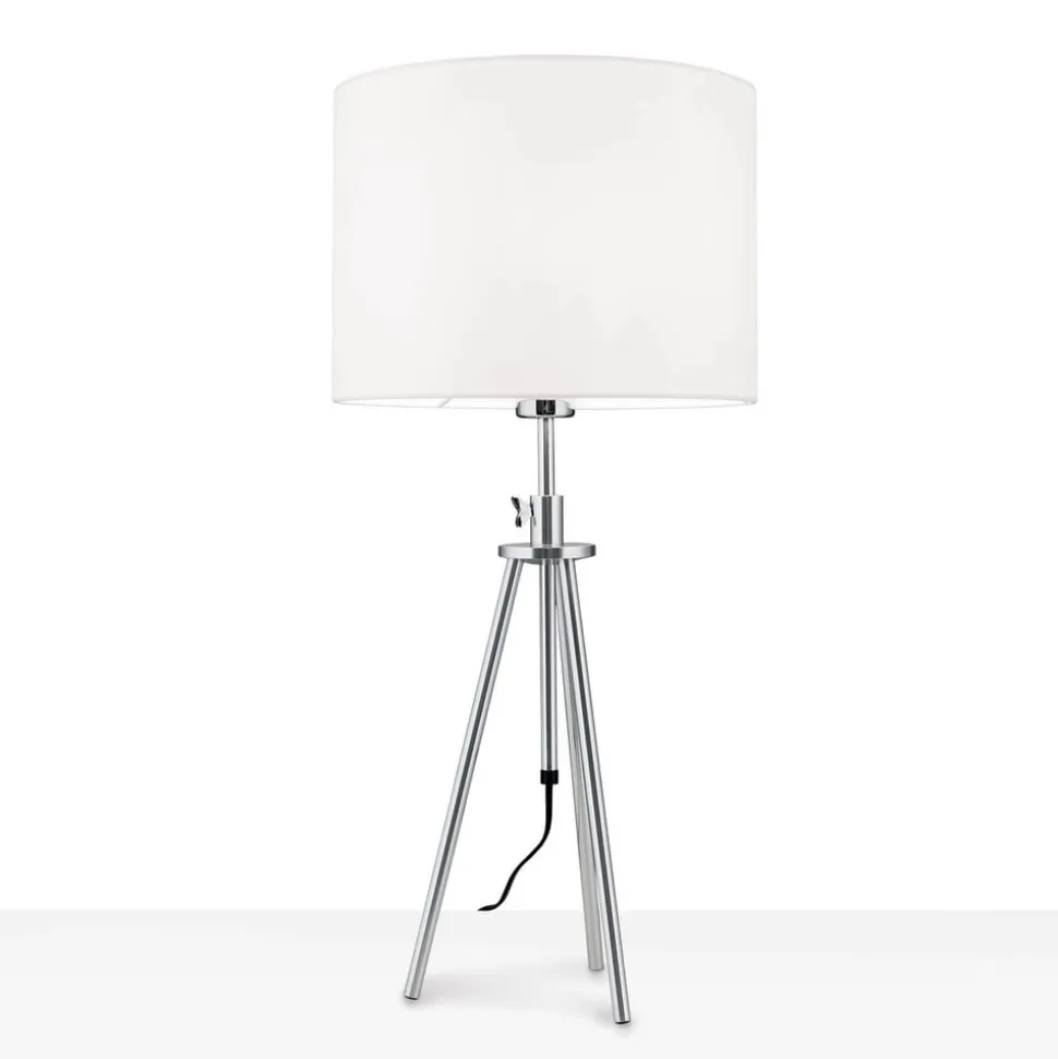 Roger bordlampe, trebenet, højdejusterbar