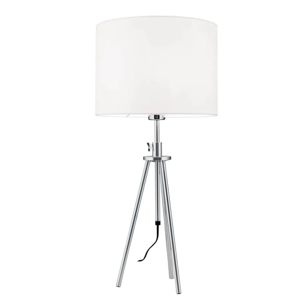 Roger bordlampe, trebenet, højdejusterbar