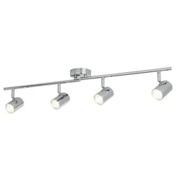 Rollo LED-loftspot, 4 lyskilder, krom