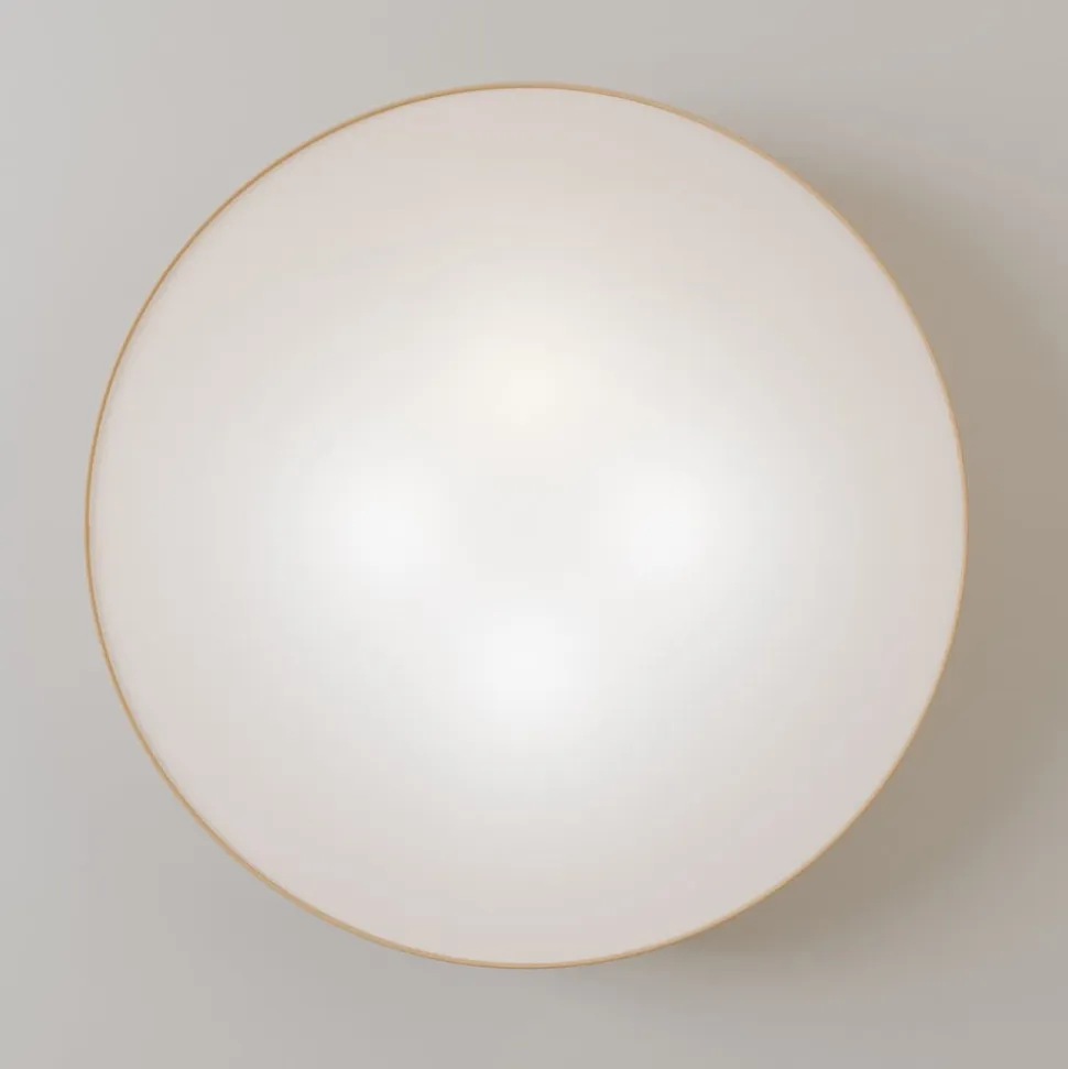 Rondo loftslampe, beige Ø 80 cm