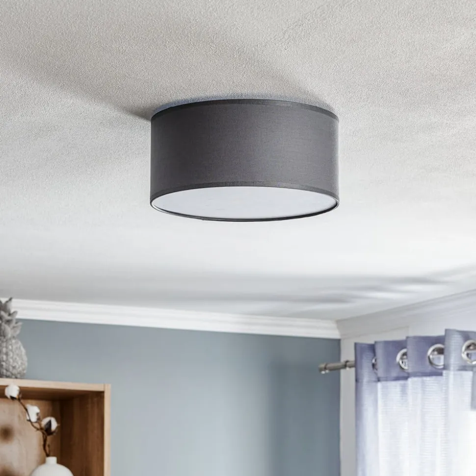 Rondo loftslampe, grå, Ø 30 cm