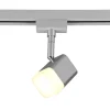 Roubaix DUOline LED-skinnespot, mat nikkel