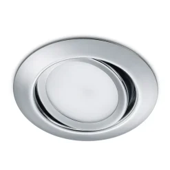 Rundt LED-indbygningsspot Rila i krom